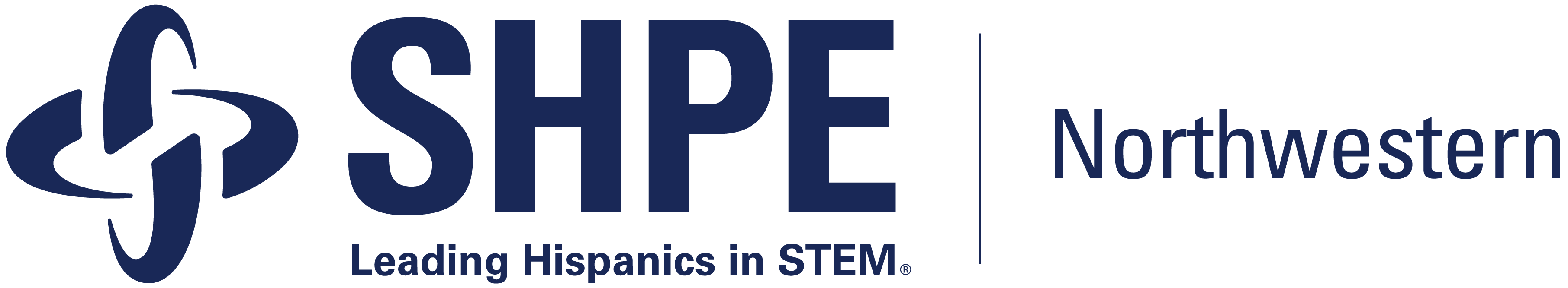 Horizontal Logo of Society of Professional Hispanic Engineers featuring Northwestern's name